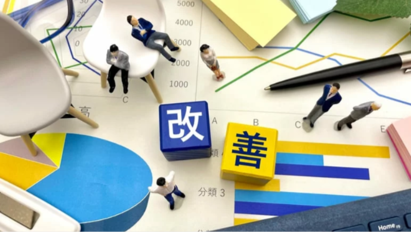 店舗運営の改善に会社全体で取り組むイメージ